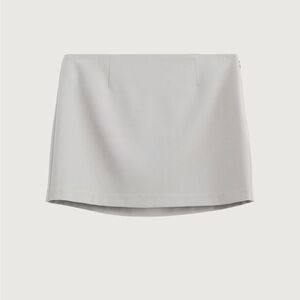 OAK + FORT Soft Gray Women's Mini Skirt